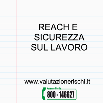 reach sicurezza sul lavoro