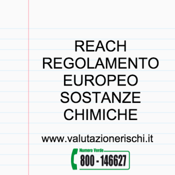 reach regolamento europeo sostanze chimiche