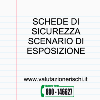 schede sicurezza prodotti chimici scenario esposizione